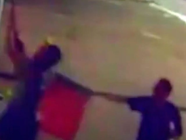 В Могилёвской области подростки сорвали КЗ-флаг