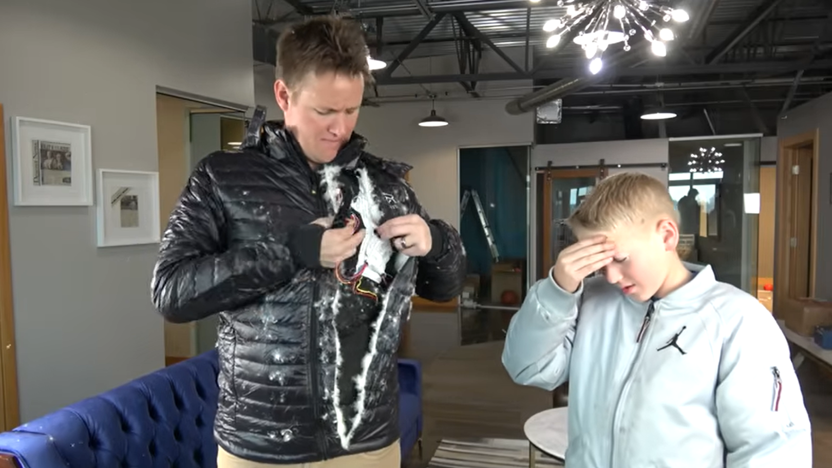 куртка з падагрэвам